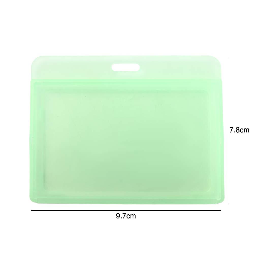 Plastic Card Sleeve Employee Bank Card Holder Badge Holder ID Card Holder Name Card Cover