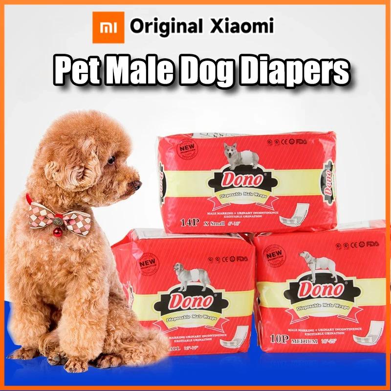 Xiaomi Waterproof Pet Diaper Male Dog Diapers Anti-side Leakage Sanitary Pants Period Shorts Puppy Diapers Dry Breathable Pet Diapers