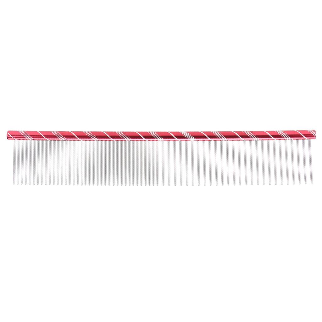 Pet Comb Sparse and Dense Double Tooth Open Knot Comb for   and Short Haired Dog Cat and Other Pets