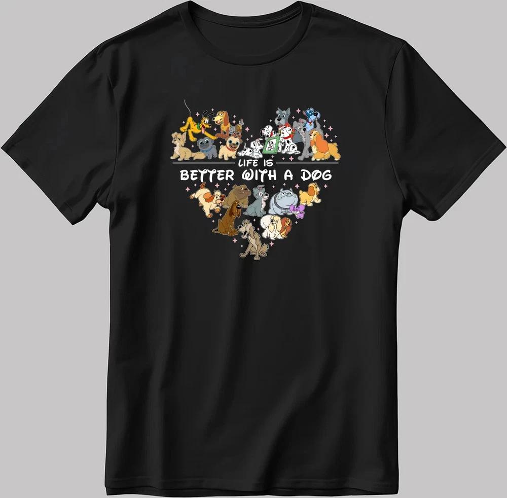 Life Is Better With A Dog Heart TShirt Size S4xl S
