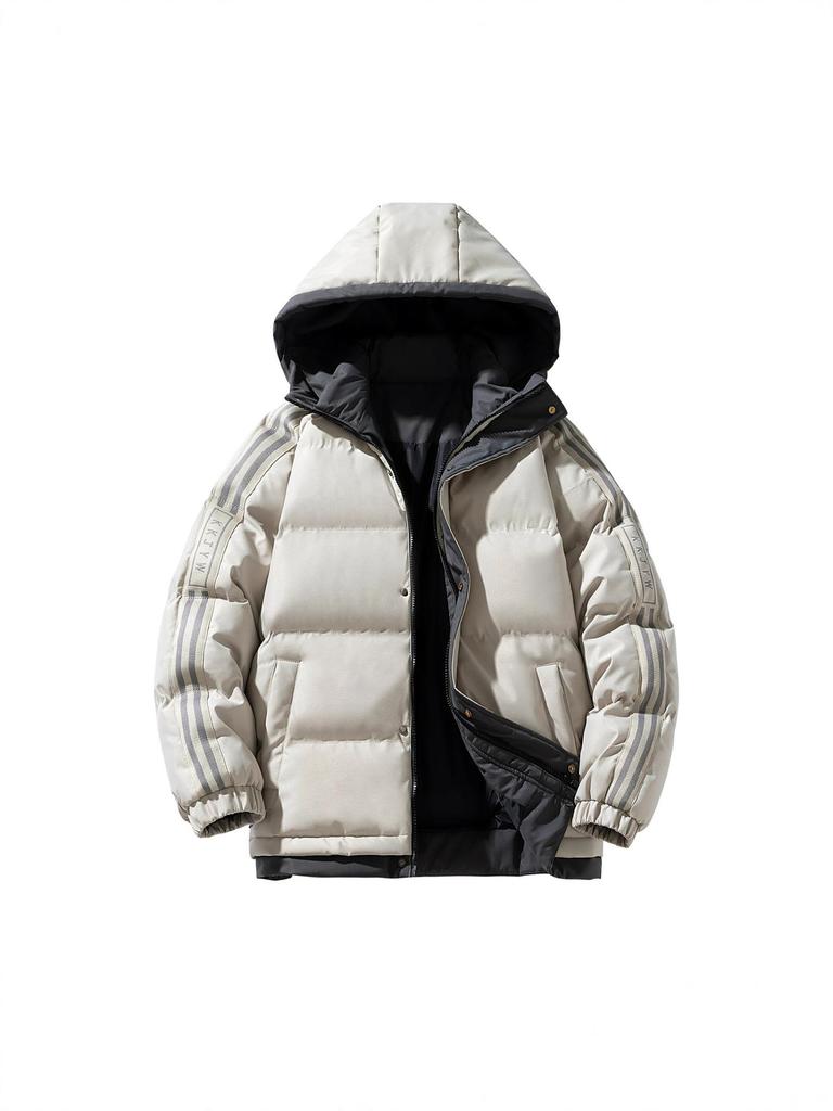 Men's Thick Hooded Casual Winter Cotton Jacket