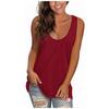 Women's Fashion Summer Sleeveless Solid Color Casual Sexy Thin Cami Tank Top