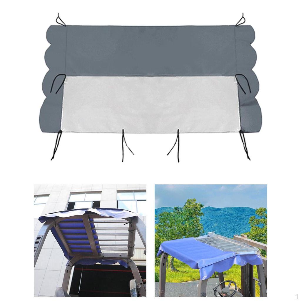 Forklift Cover Sun Protection Easy Installation Guard Mesh Cloth Top Awning Canopy for 2204-6614lb