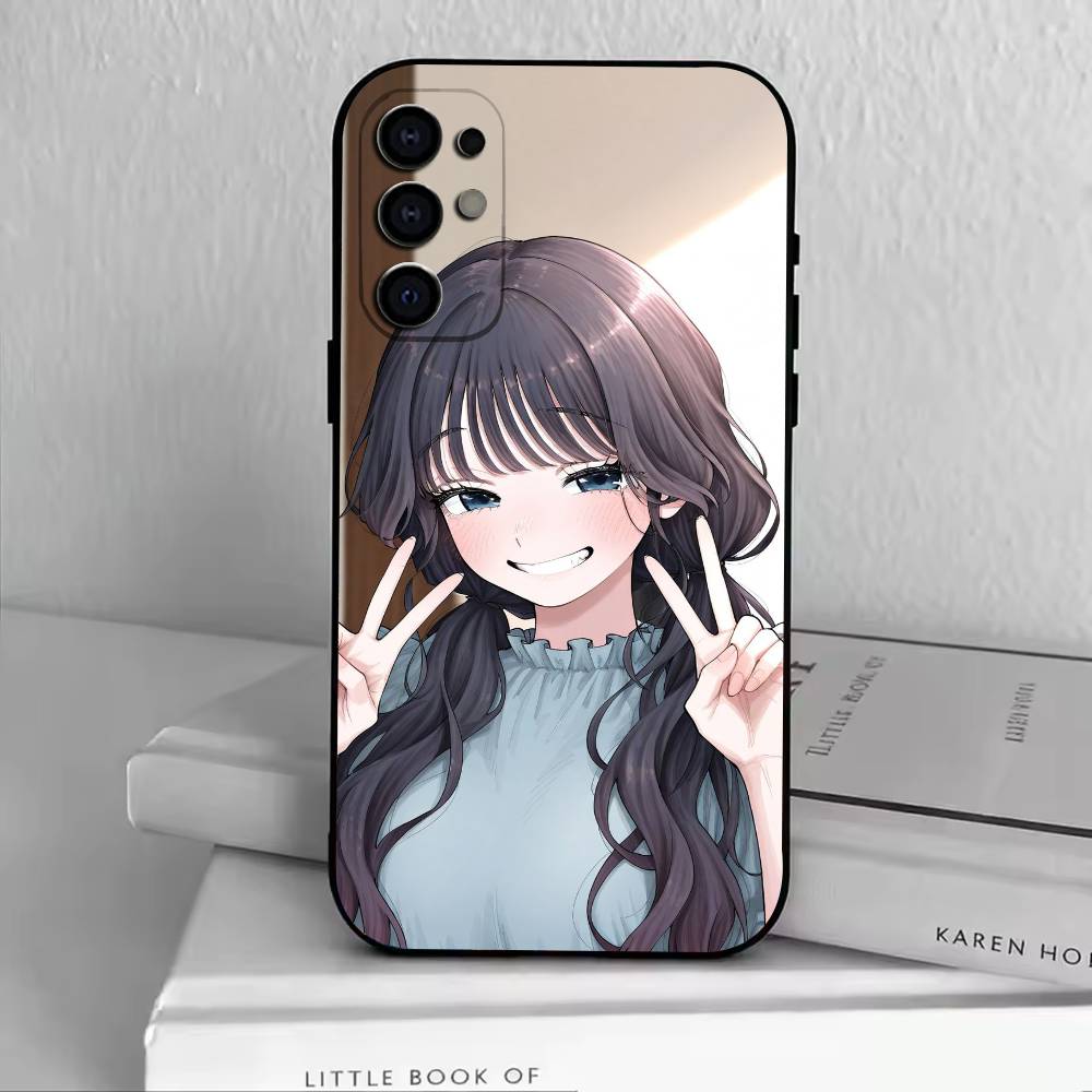 Kaoruko W-Waguri Phone Case For Samsung S25,S24,S21,S22,S23,S30,Ultra,S20,Plus,Fe,Lite,Note,10,Black Cover