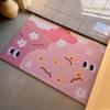 Small Fresh Brush Silk Floor Mat Scraping Mud Dirt Entry Door Door Mat Porch Non-slip Wear-resistant Can Be Cut Foot Mat