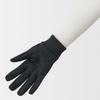 MUJI Windproof Jersey Touchscreen Gloves Unisex Adult Outdoor Winter Warm Mittens Grip Palm Black Size L