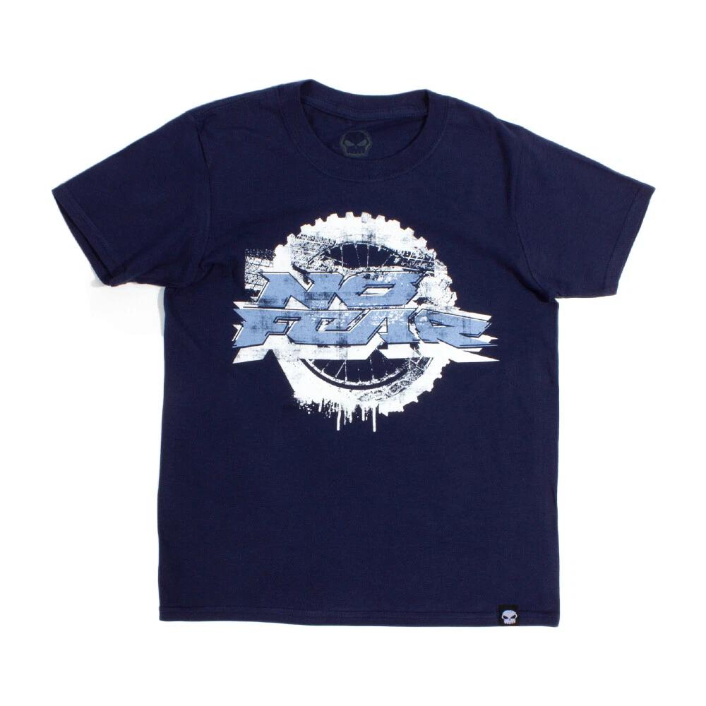 No Fear KIDS Navy Tyremark T-Shirt M