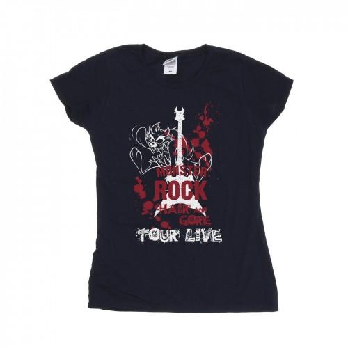 Looney Tunes Womens/Ladies Taz Monster Rock Cotton T-Shirt