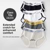 Ladies Spring and Autumn New Cotton Antibacterial Extension Crotch No Mark High Split Middle Waist Triangle Briefs