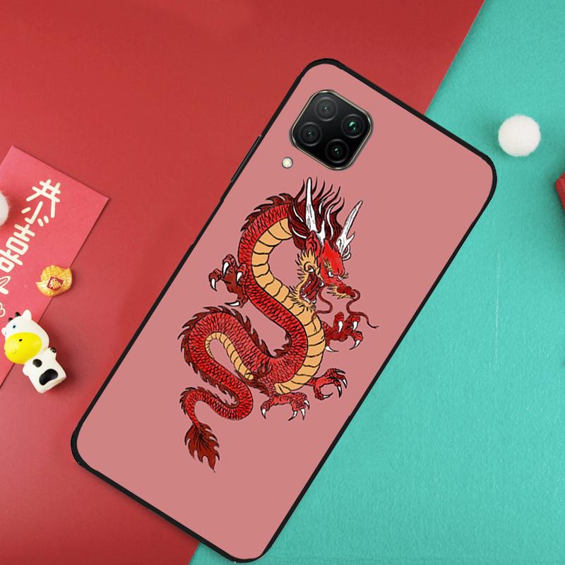 Japanese Dragon Style Case For Huawei Nova Y91 Y61 Y60 Y70 Y90 Nova 9 SE 10 11i 8i 3i P20 P30 Pro P40 Lite Cover