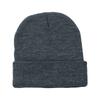 Jednobarevná oversized pletená čepice Zimní teplá akrylová čepice Pánská dámská Minimalistický styl