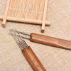 1/3Pcs 0.5Mm Dreadlock Crochet Needle Hook Bamboo Handle Hooks Tools Making