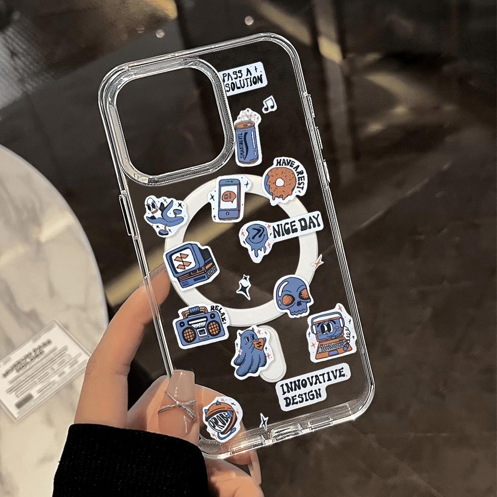 Magnetický kryt na telefon pro iPhone 11 12 13 iPhone 13 14 15 Pro 15 16 Pro Max Samsung A15 A16 A25 A26 A55 A56 S25 S24 S22 S23 Ultra S25 Edge