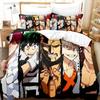 Nové povlečení My Hero Academia do ložnice Měkké moderní přehozy Pohodlný dětský povlak na peřinu Povlak na přikrývku a povlak na polštář