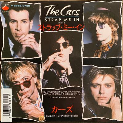7inch Record CARS - Strap Me In P2352PROMO Elektra 1987 Japan Rock Used