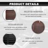 Car Sun Visor Organizer, Leather Sun Visor Pocket Organizer Case With Multi-Pocket Net Zipper, Suede Note Holder Car Visor Storage Pouch For Card Pen