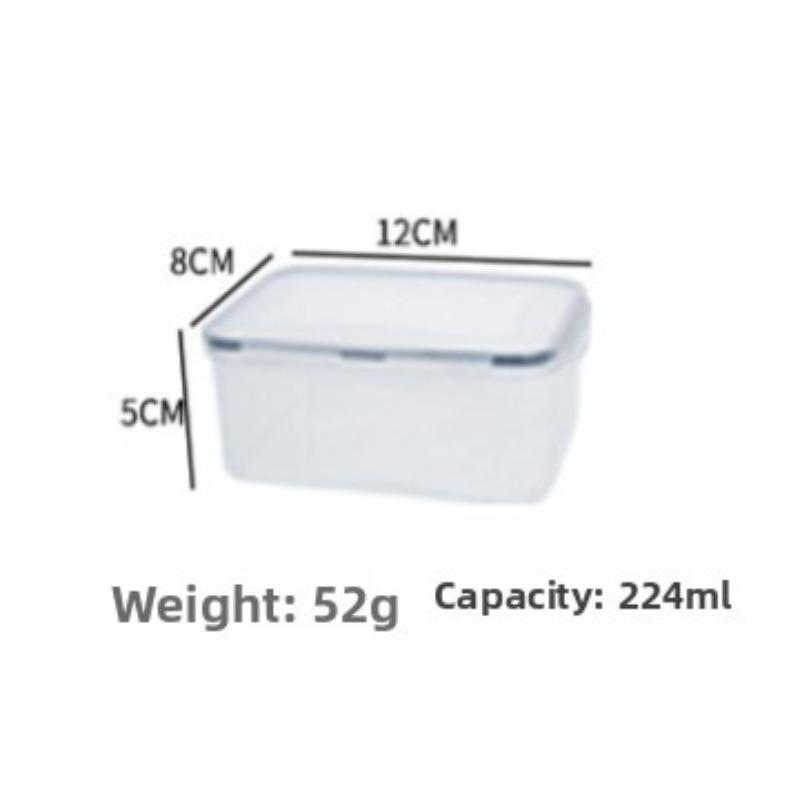 

Прямоугольный контейнер для хранения продуктов большой вместимости, безопасный для пищевых продуктов, для домашнего использования, для фруктов и овощей 224ML