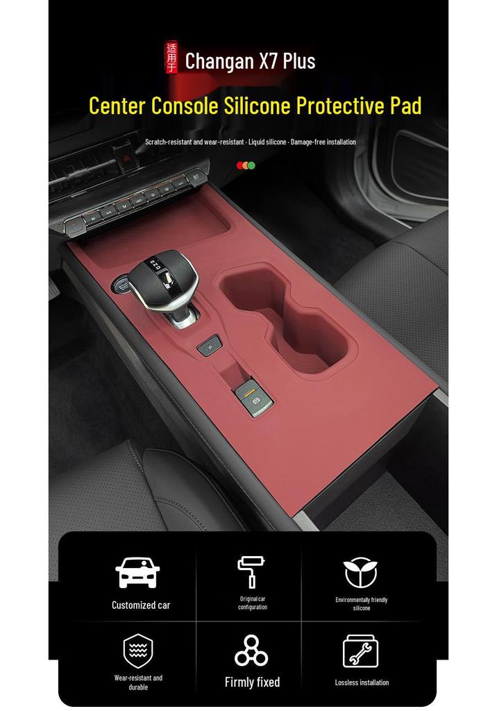 Changan X7 Plus Console & Door Handle Silicone Protection Pads