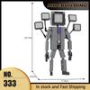MOC Movie Game Model Monitoring Team Mech TV Man Toilet Audio Robot DIY Assembly Building Blocks Bricks Collection Toys Gifts