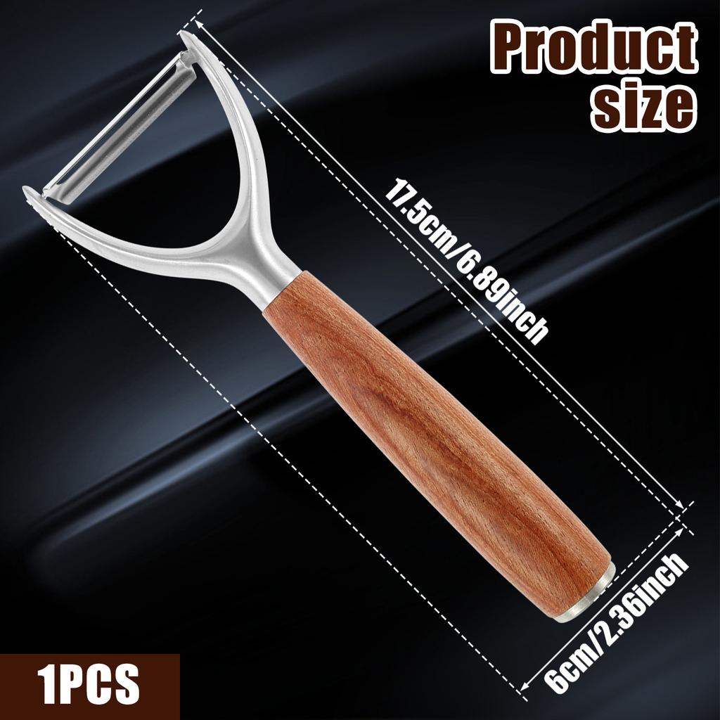 Kitchen Vegetable Peeler Stainless Steel Melon Planer Double-Head Peeler Household Multiple-Function Fruit And Vegetable Peeler