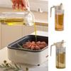 Drip Free Oil Can Leak-proof Design Sauce Bottle Oil Control Glass Oil Bottle  Kitchen Supplies