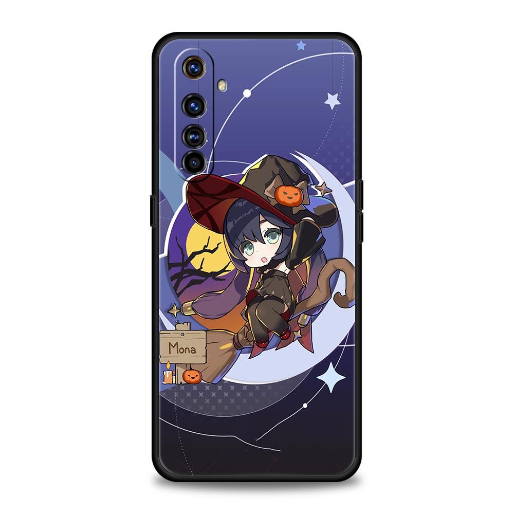 Niedliche Genshin Impact Xiao Für Realme 9 Hülle Soft Cover Für Realme 9 8 7 6 GT2 Pro Plus Handyhüllen 5G 8i 9i C3 C21 C11 C25 Coque