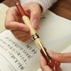 Signature Pen Füllfederhalter Glatter Schreibstift Bambusstift Praktischer Metallkugelschreiber Business-Stift Schulbedarf