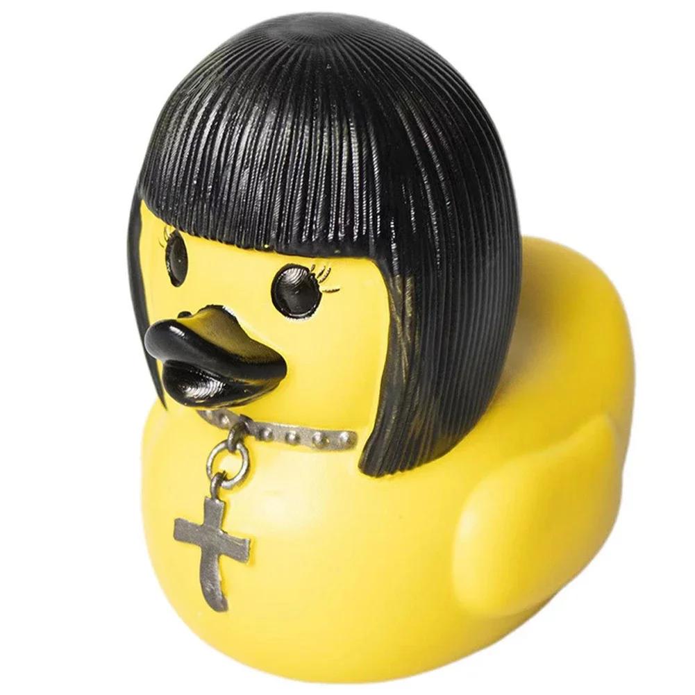 Resin Devil Duck Statue Ornament Mysterious Death Rock Devil Elements Dashboard Car Interior Decoration Car Accessories