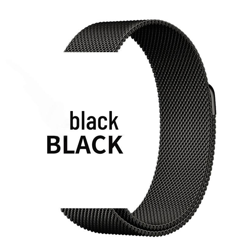 

Magnetic Stainless Steel Milanese Strap for Apple Watch & iWatch Series 42/44/45/49mm Compatible with Series 10/11