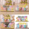 Easters Decors Tabletop Centerpieces Signs,Easters Bunnies Wood Table Signs,Easters Decorations for Home Table Decors