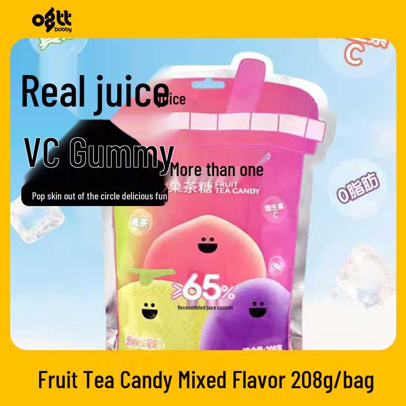 Dobbie Fruit Juice Gummy Candies