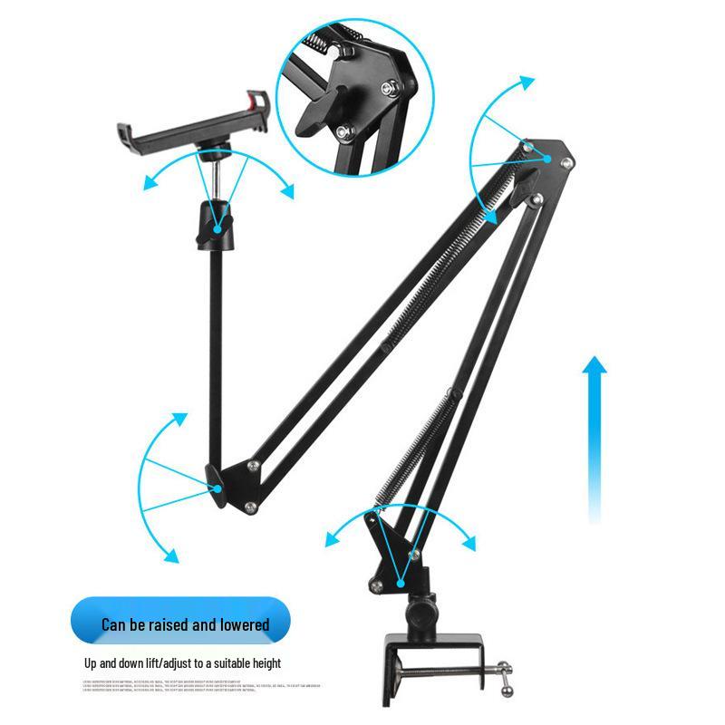 Mobile/Tablet Microphone 35 Stand for Video Chat, Binge Watching, Desktop, Bedside, and Live Streaming.