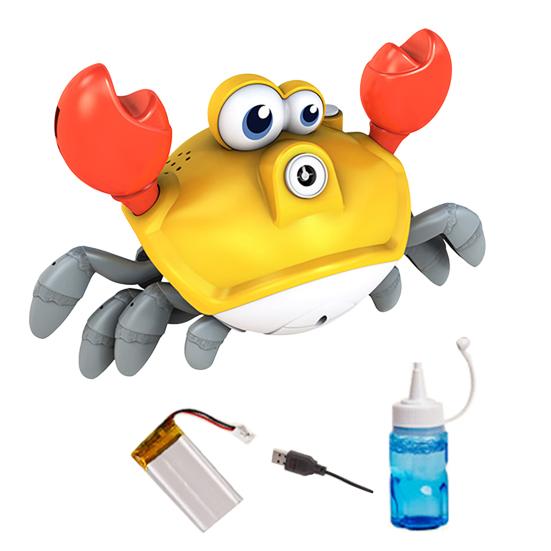 Dancing Crab Bubble Machine Automatic Blower with Music Interactive Bubble Maker for Kids Outdoor Play