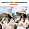 Fisherman Hat Women Summer Sun Protection With Large Brim For Outdoor Activities
