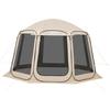 Screen House Tent, 3660 x 3380 x 2300 mm, 10-12 Person Pop Up Screen Tent with Extended Awning, Portable Screened in Canopy with Carry Bag, Netting