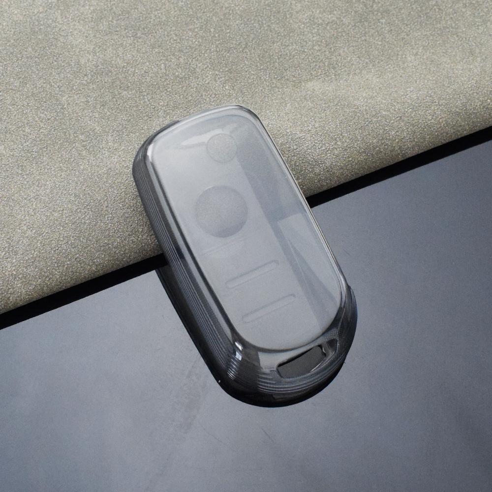 Transprent Flip Key Case Cover Shell for FIAT Tipo Toro Nuovo Freedom 500X Doblo Argo Grazie Protector Keyless Fob Accessories
