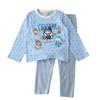 Cute Candy-Colored Kids' Fleece Pajama Set - Long Sleeve Autumn Wear for Boys & Girls