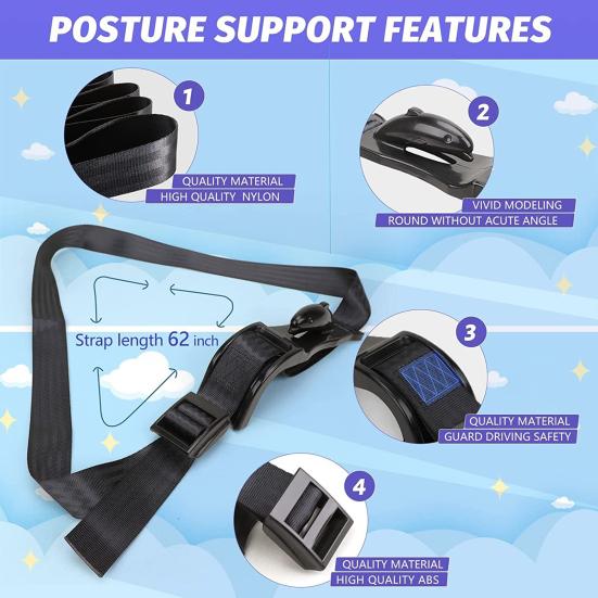 Pregnancy Seat Belt Regulator Easy To Install Adjustable Care Belt Adjuster Relieves Pressure Seat Safety Belt Adjuster