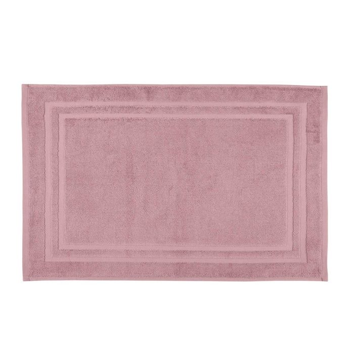 Tapis de bain - EDEN - Collection Lilas 45x70 cm - 100% coton - Ultra absorbant - Lilas rose