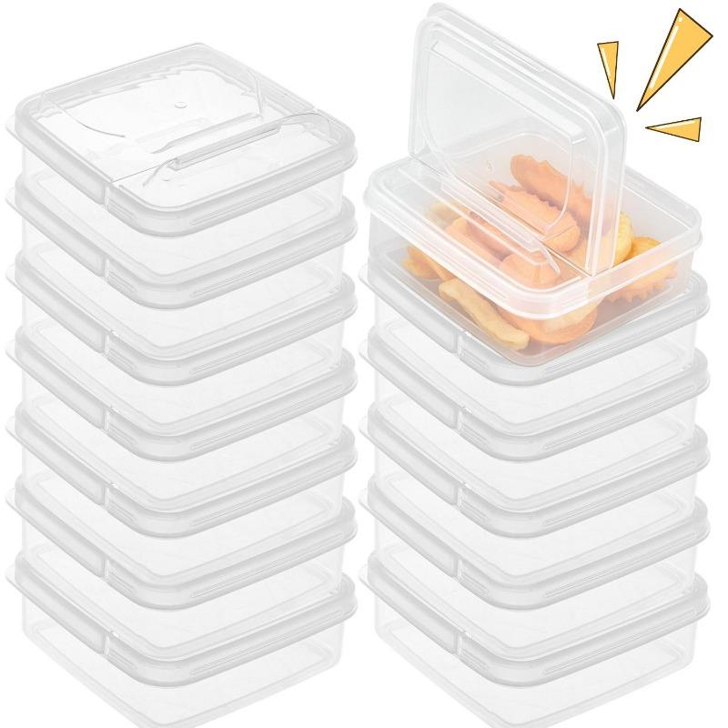 1/10pc Transparent Food Storage Box Refrigerator Storage Cheese Cases Butter Block Frozen Meat Vegetable Fresh-Keeping Container