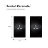2Pcs Car Center Pillar Stickers Auto Logo B-Pillar Decals Decorative For Mitsubishi L200 ASX Pajero Outlander Xpander Lancer EVO