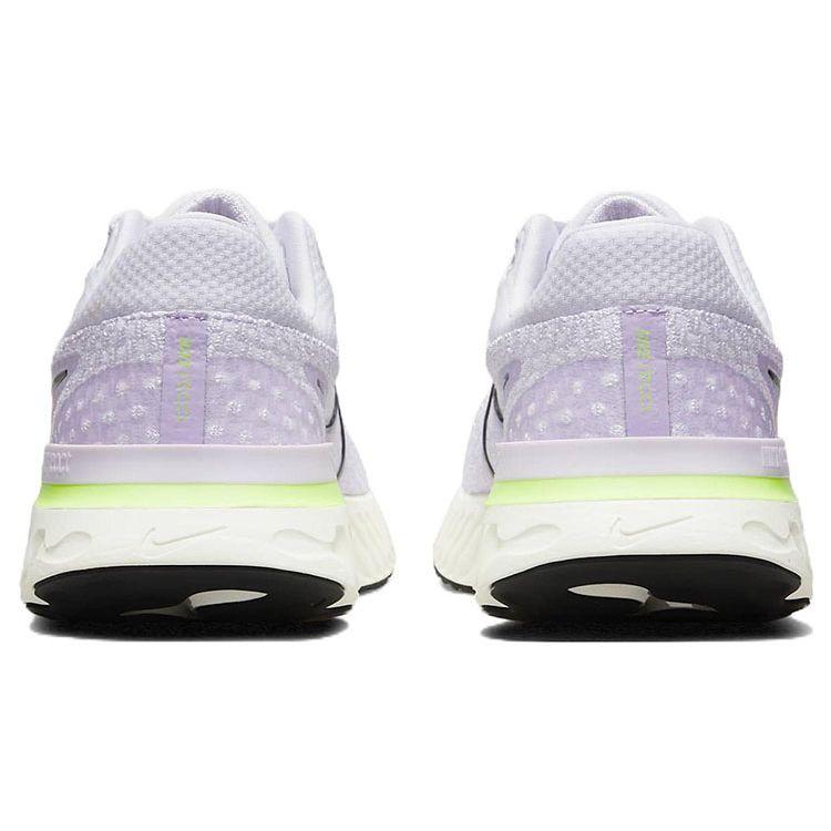 Nike React Infinity Run Flyknit 3 Barely Grape Ghost Green Men Sneakers Purple Sail Anthracite DH5392-500