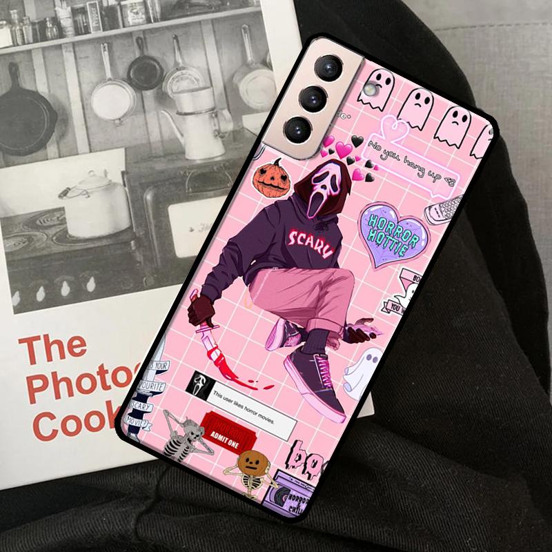 

Чехол Ghostface Scream для Samsung Galaxy S21 FE S8 S9 S10 Plus Note 10 Note 20 Ultra S20 FE S22 Ultra Coque Galaxy S10 Plus