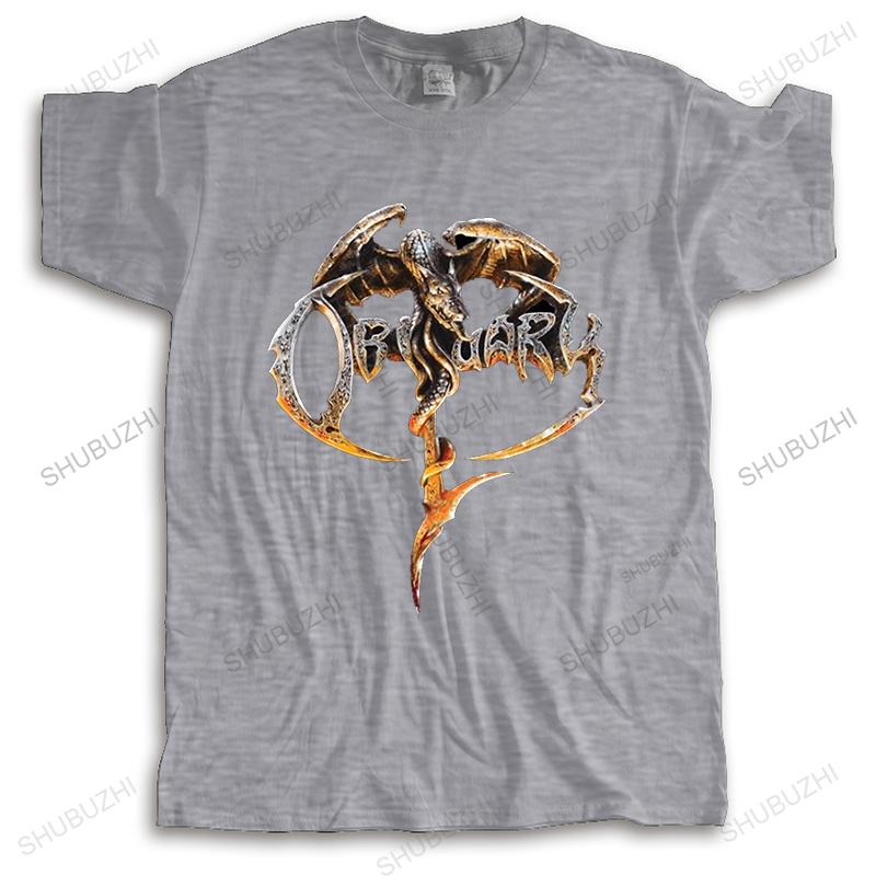 Cotton O-Neck Customised T-shirt OBITUARY Obituary T Shirt Cool Funny Tee-Shirt Unisex High Quality Fashion Tees