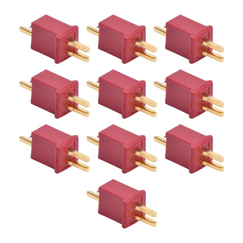 10Pcs Miniature Plug Replacement Type Male and Female Connectors T Plug Connectors Mould Parts Enduring