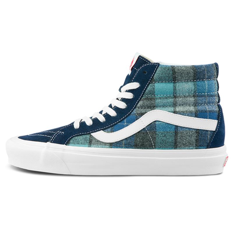 

Vans Pendleton X Sk8 Hi 38 Dx Anaheim Factory Beach Boy Plaid Vans VN0A38GF9GS 34.5