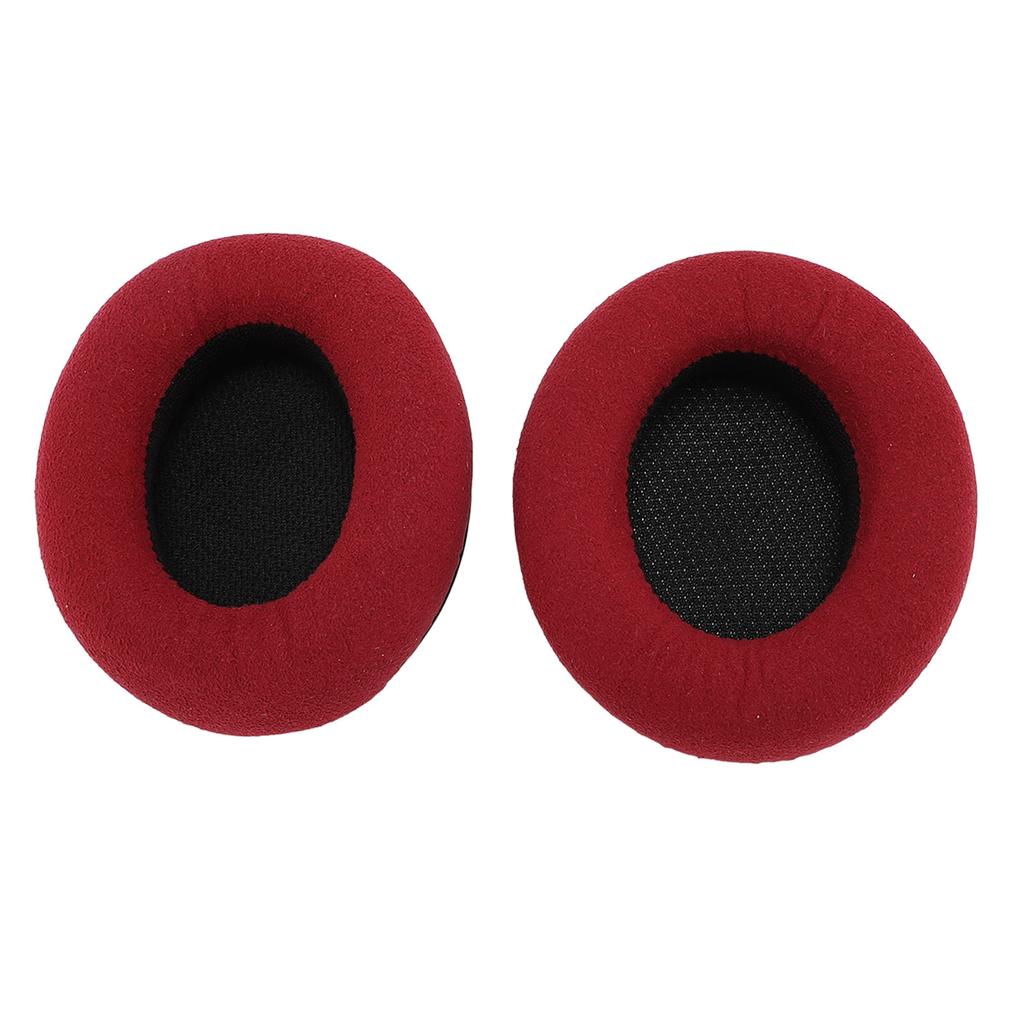 2 Stück Headset-Polster Memory-Schaum Ohrabdeckung Kissen Ersatz für Focal Listen Wireless Kopfhörer Rot