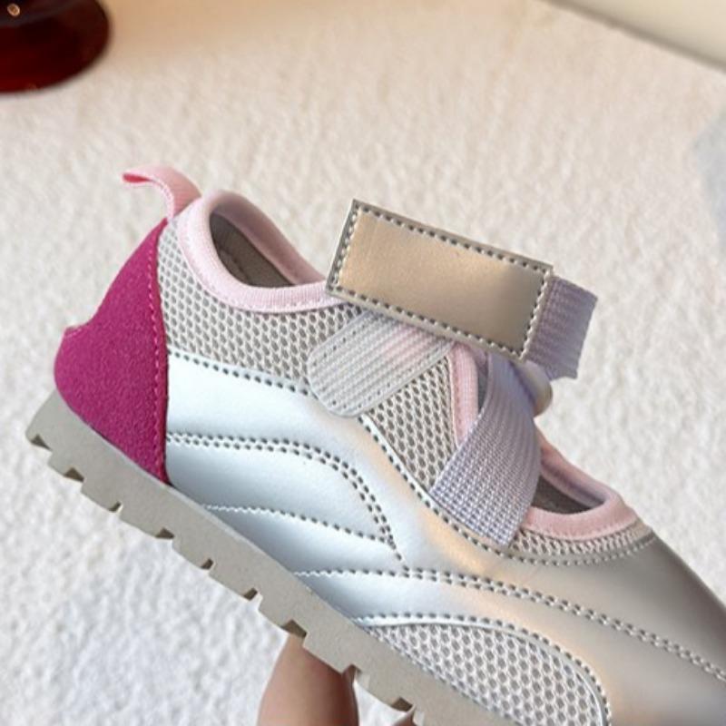 Girls' Lightweight Sports Shoes Girls' Puff White Shoes, Breathable Casual Shoes Fashionable German Training Shoes