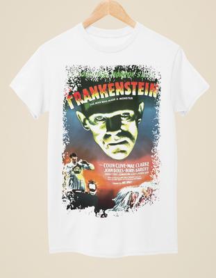 Frankenstein (1931) - Movie Poster Inspired Unisex White T-Shirt Unisex T-Shirt