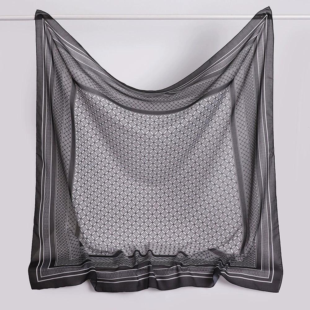 New Malaysian-Style Headscarf For Women 110Cm Square Scarf Versatile Printed Decorative Sun Protection Shawl Summer Bandana Wrap